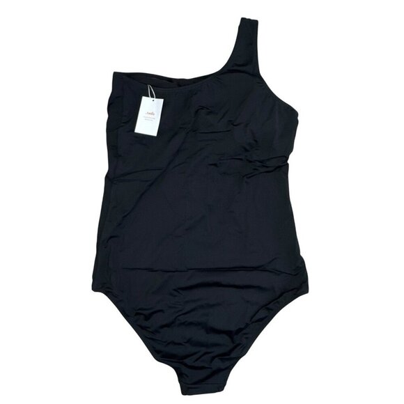 Andie XXXL Tall Nantucket 1 Piece swimsuit A0171 NWT One Shoulder 9543 - Picture 4 of 16